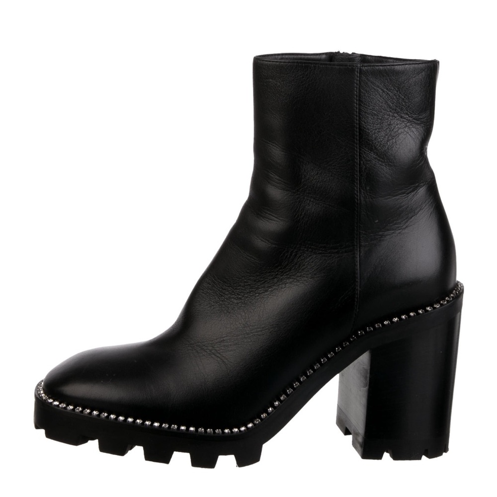 Jimmy Choo leather ankle boot with rhinestones - size 6